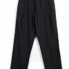 Bottoms * | Hansen Garments Eigil | Light Wide Cut Summer Trousers | Black