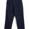 Bottoms * | Hansen Garments Eigil | Light Wide Cut Summer Trousers | Navy