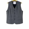 Tops * | Hansen Garments Daniel | Classic Casual Vest | Indigo Grey