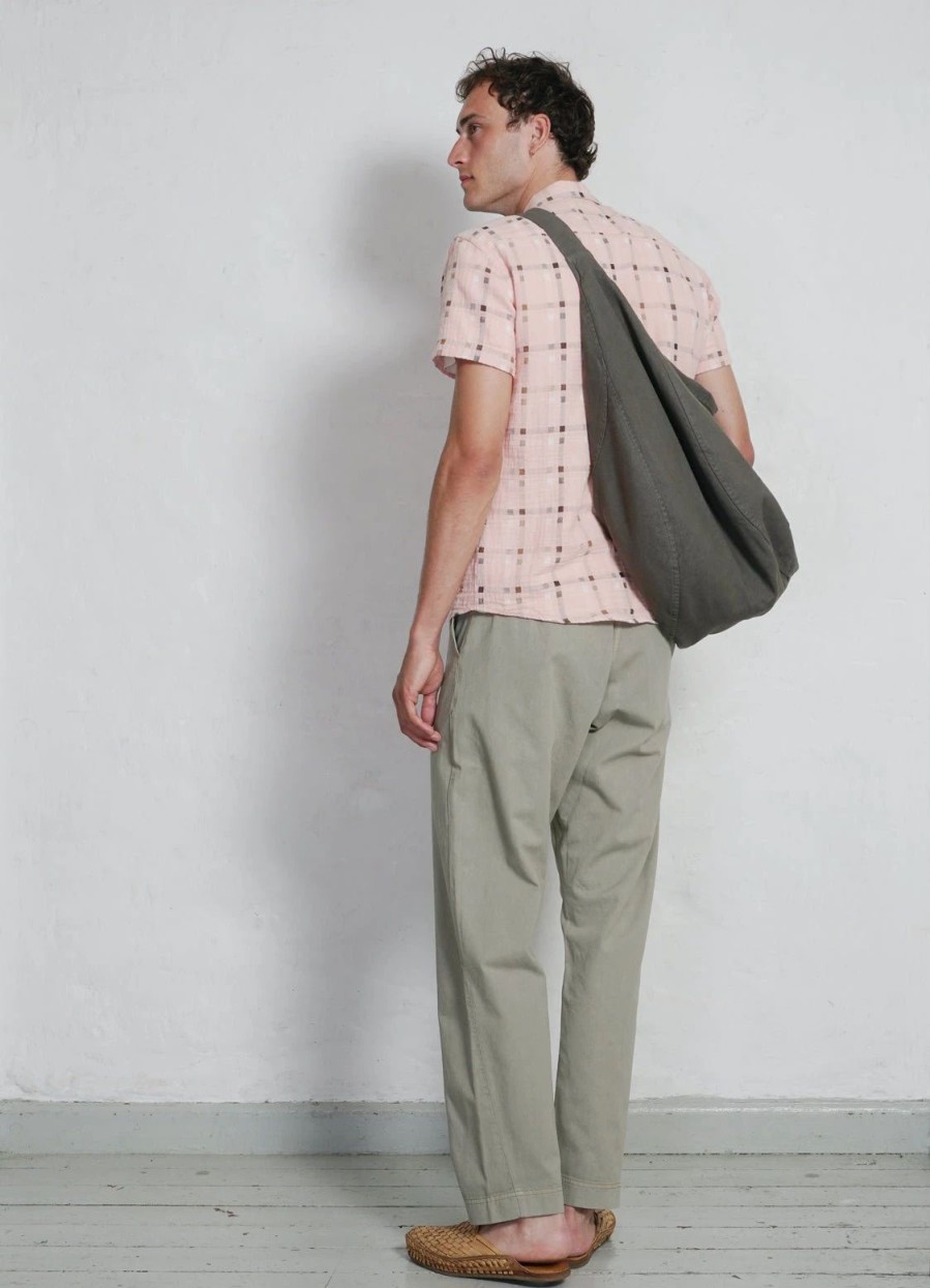 Accessories * | Hansen Garments Billy | Courier Bag | Green Grey