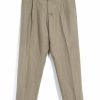 Bottoms * | Hansen Garments Sune | Pleated Wide Cut Trousers | Bay Leaf