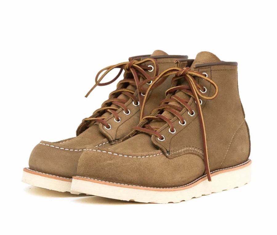 Footwear * | Red Wing Classic Moc | 6-Inch | Olive Mohave