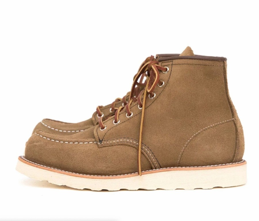 Footwear * | Red Wing Classic Moc | 6-Inch | Olive Mohave