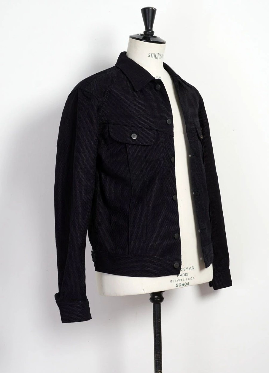 Tops * | Kapital Century Denim | Long Westerner Jacket | Indigo