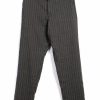 Bottoms * | Hansen Garments Ken | Wide Cut Trousers| Taupe Stripes