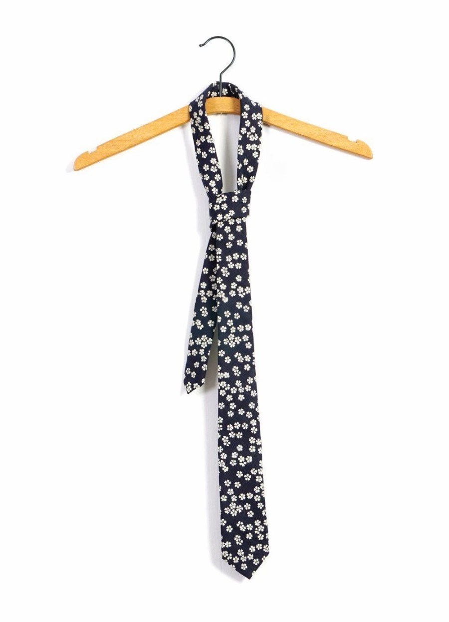 Accessories * | Hansen Garments Tie | Printed Pattern Tie| Flowers