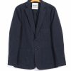 Tops * | Hansen Garments Chris | Classic Two Button Blazer | Brushed Blue