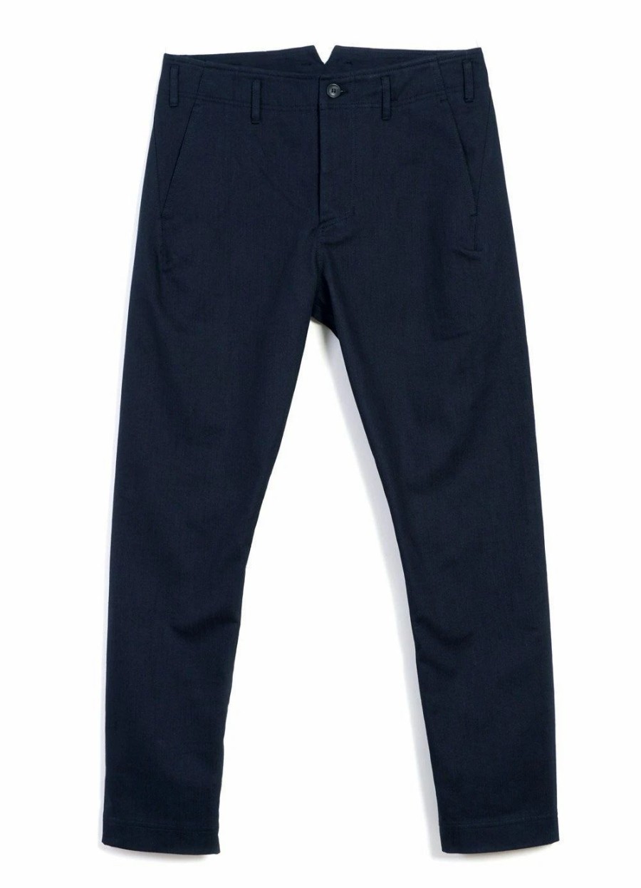 Bottoms * | Hansen Garments Svenning | Slim Fit Trousers | Navy