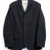 Tops * | Hansen Garments Anker | Casual 4-Button Blazer | Black Pin