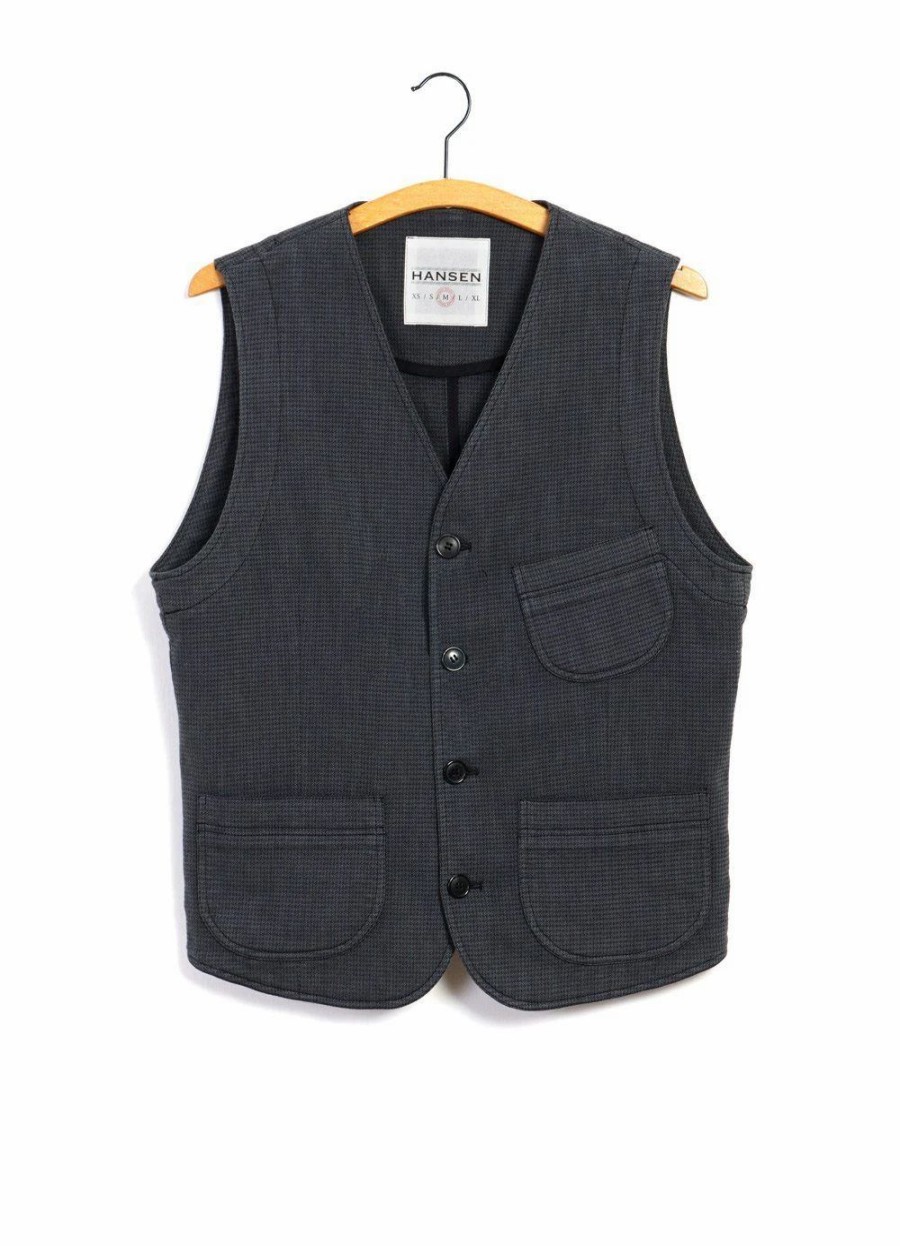 Tops * | Hansen Garments Harald | Casual Waistcoat | Elephant