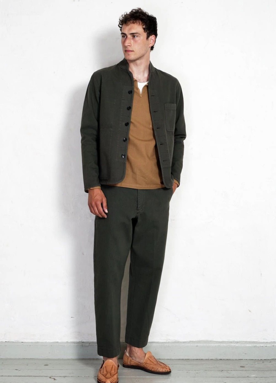 Bottoms * | Hansen Garments Trygve | Wide Cut Cropped Trousers | Rosemary