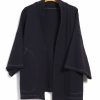 Tops * | Kapital Baja Samu | Heavy Waffle Cardigan | Navy