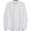 Tops * | Hansen Garments Rikard | Loose Fit Pull-On Shirt | White