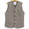 Tops * | Hansen Garments Daniel | Four Button Waistcoat | Check 2