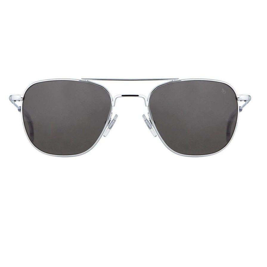 Accessories * | Ao Eyewear | Original Pilot Sunglasses I Silver Grey