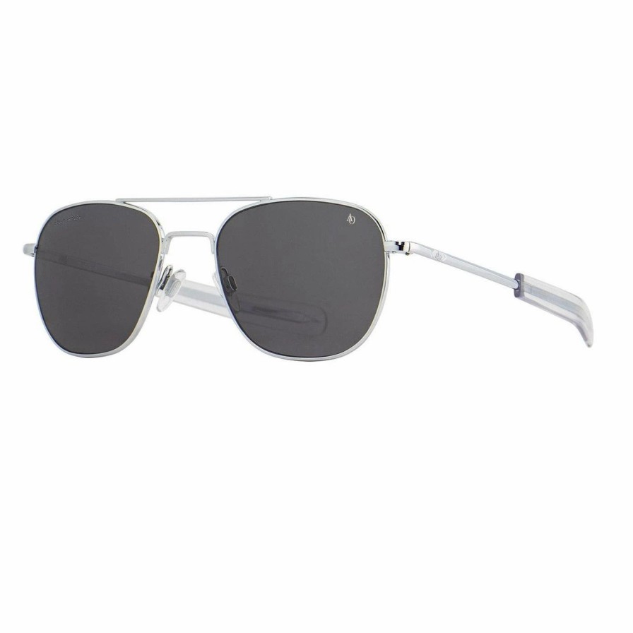 Accessories * | Ao Eyewear | Original Pilot Sunglasses I Silver Grey