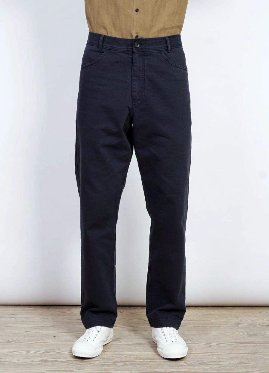 Bottoms * | Hansen Garments Lennart | Casual Work Trousers | Work Blue