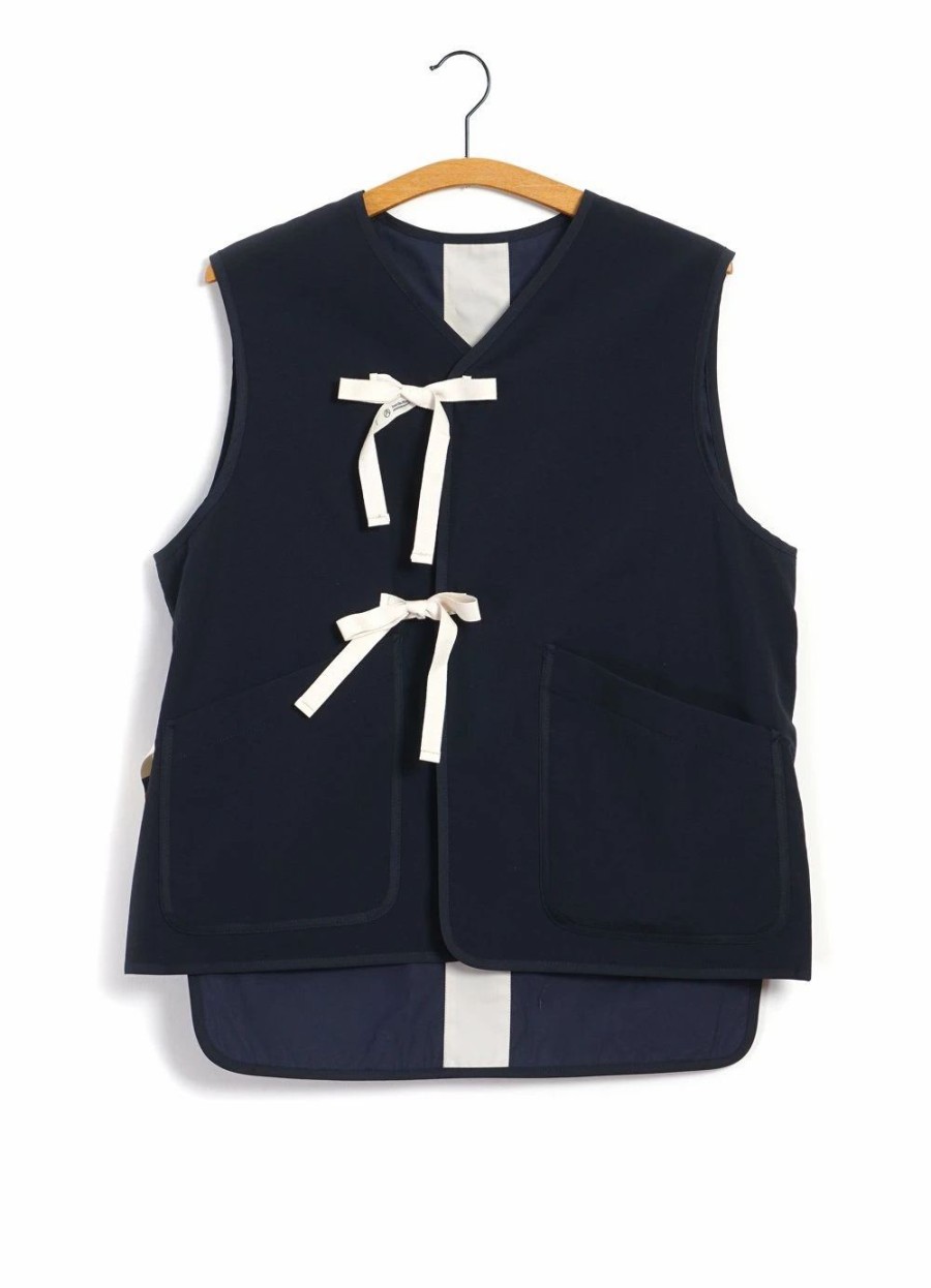 Tops * | Mountain Research Mt Reversible Vest | Navy