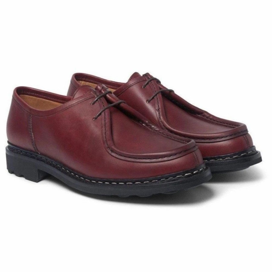 Footwear * | Heschung Thuya | Leather Derby Shoe | Burgundy