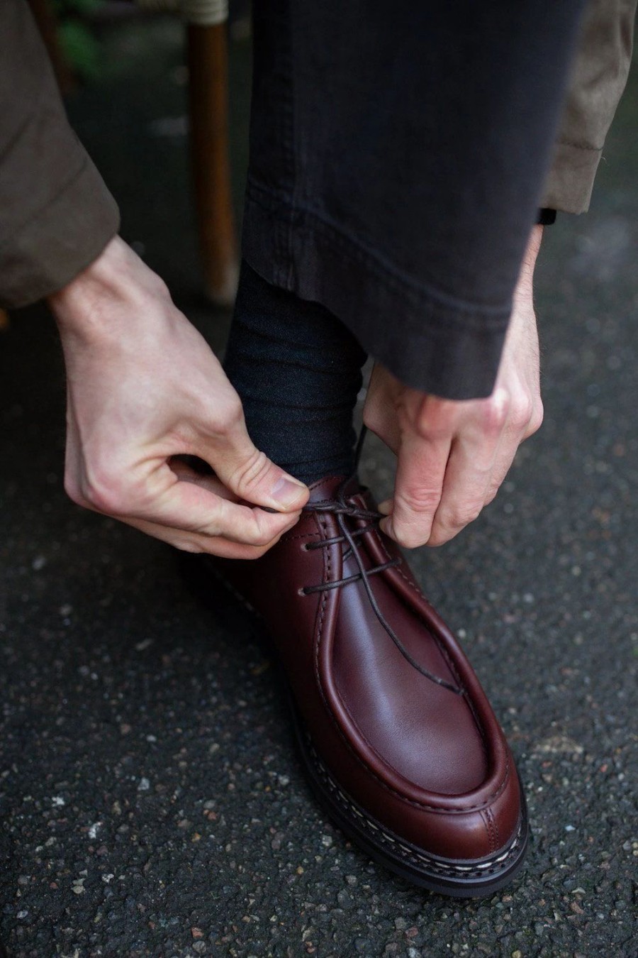 Footwear * | Heschung Thuya | Leather Derby Shoe | Burgundy