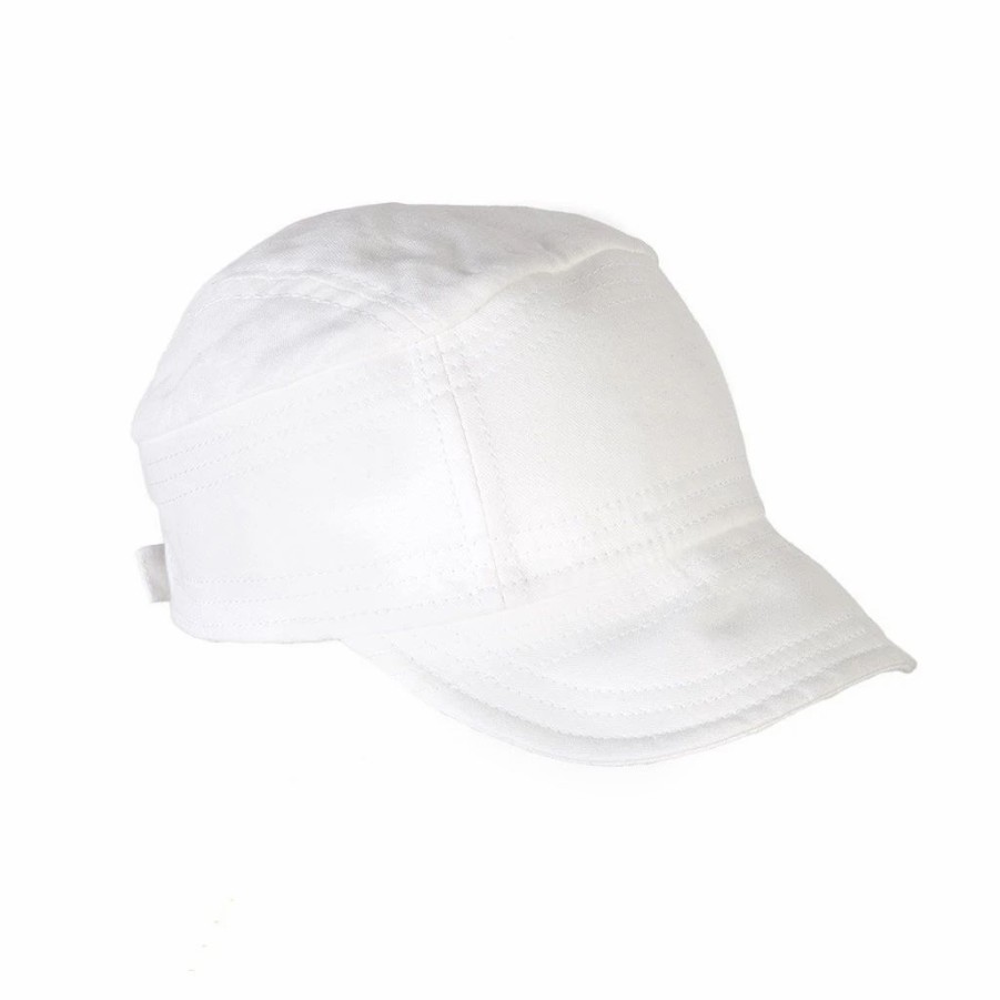 Accessories * | Hansen Garments Eskild | Mechanics Cap | White