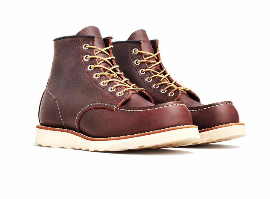 Footwear * | Red Wing Classic Moc | 6-Inch | Briar Oil-Slick Leather