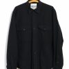 Tops * | Hansen Garments Ruben | Casual Over Shirt | Black