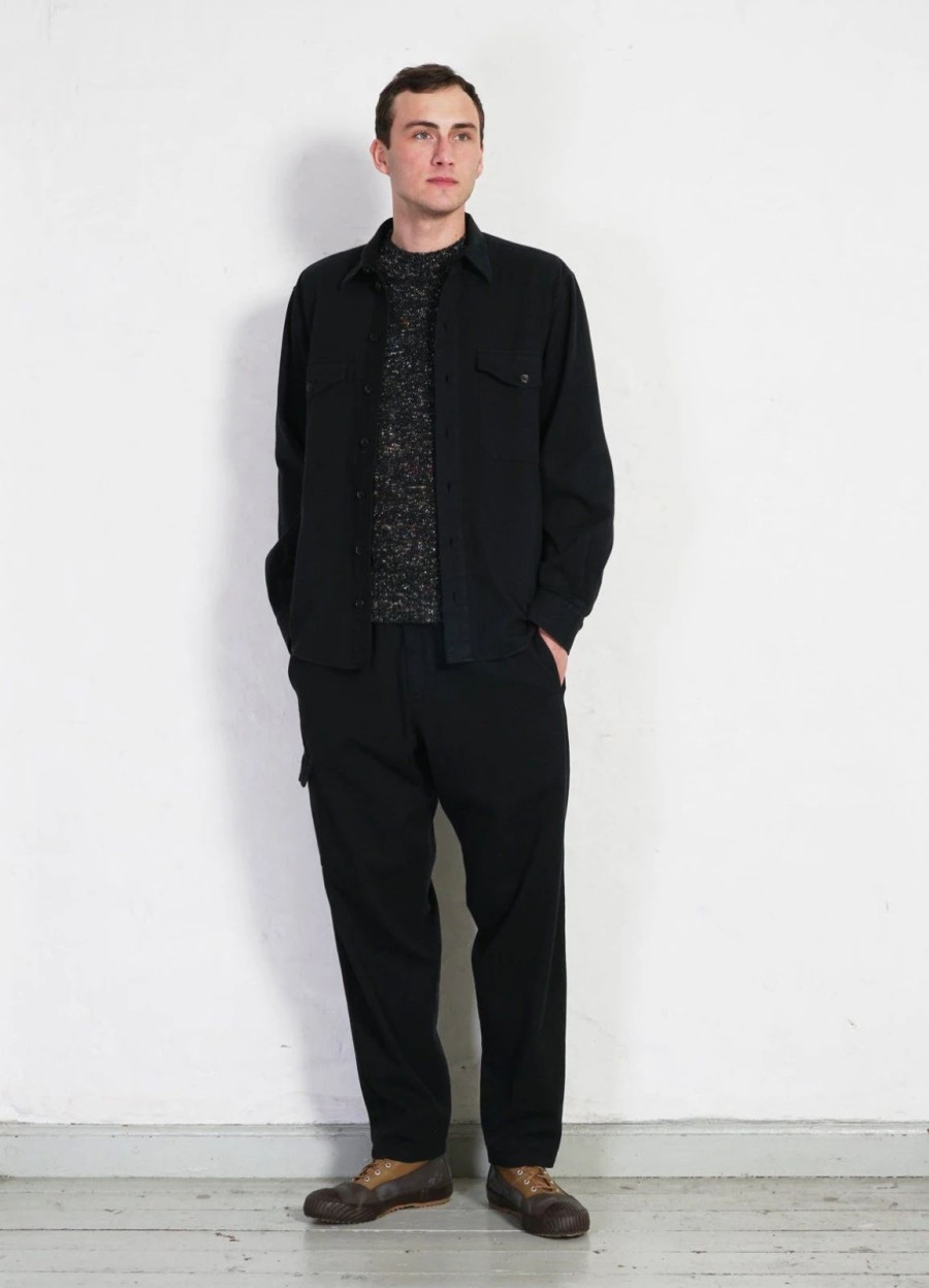 Tops * | Hansen Garments Ruben | Casual Over Shirt | Black