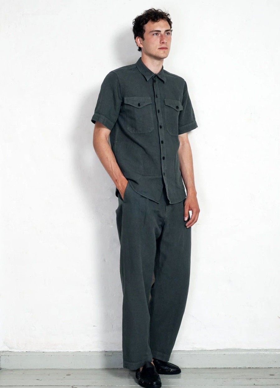 Tops * | Hansen Garments Villy | Short Sleeve Shirt | Oxidized