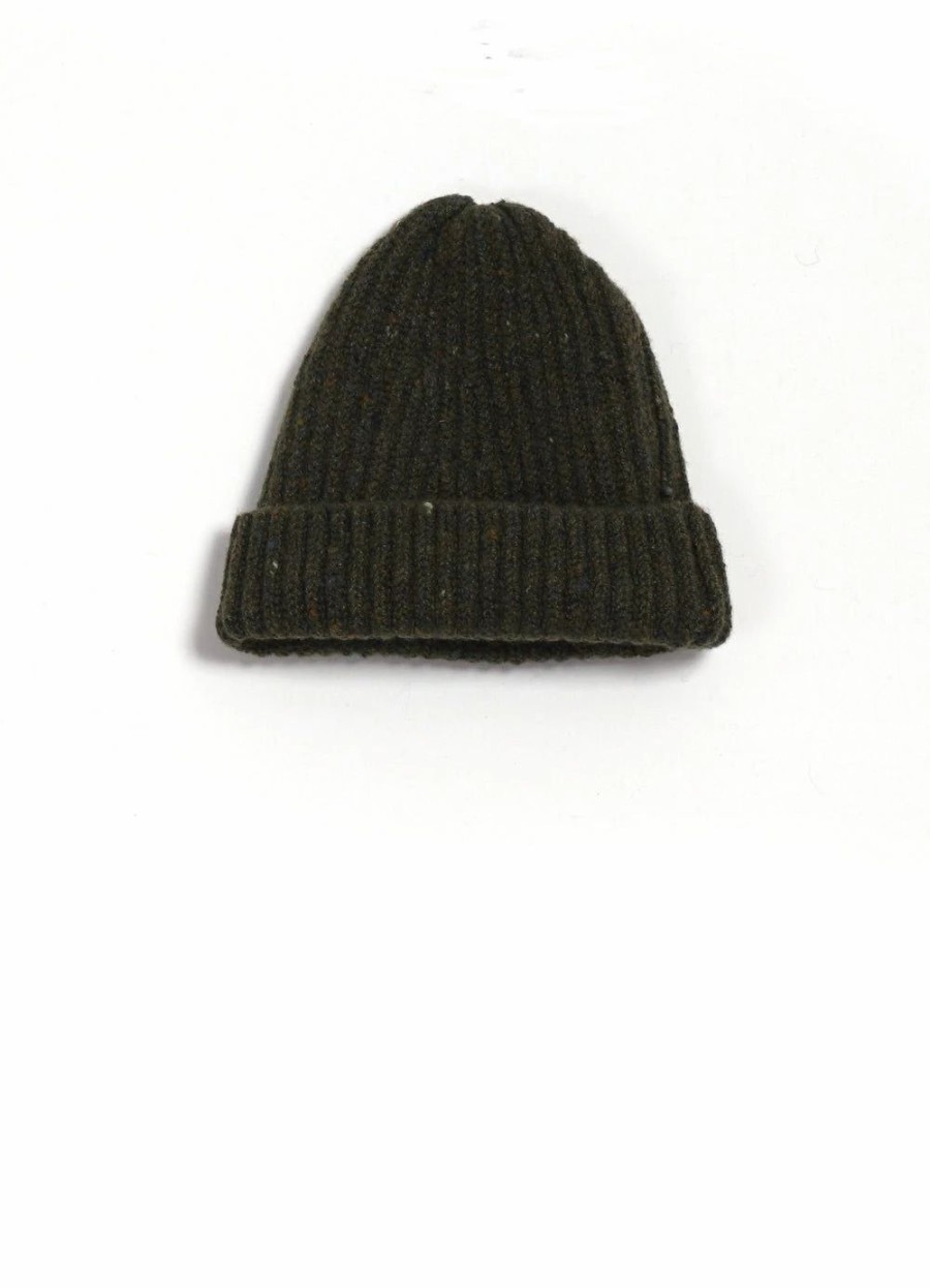 Accessories * | Inis Meain Beanie | Rib Hat | Loden