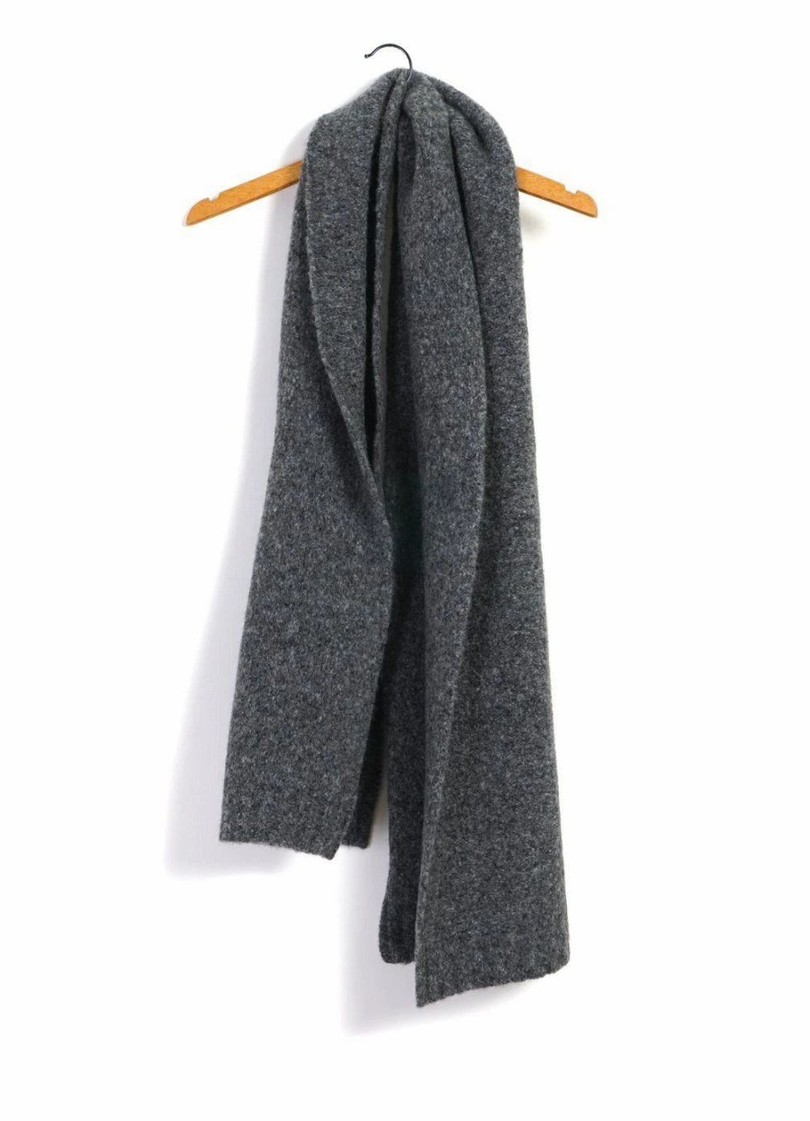 Accessories * | Hansen Garments Luis | Knitted Scarf | Ashes