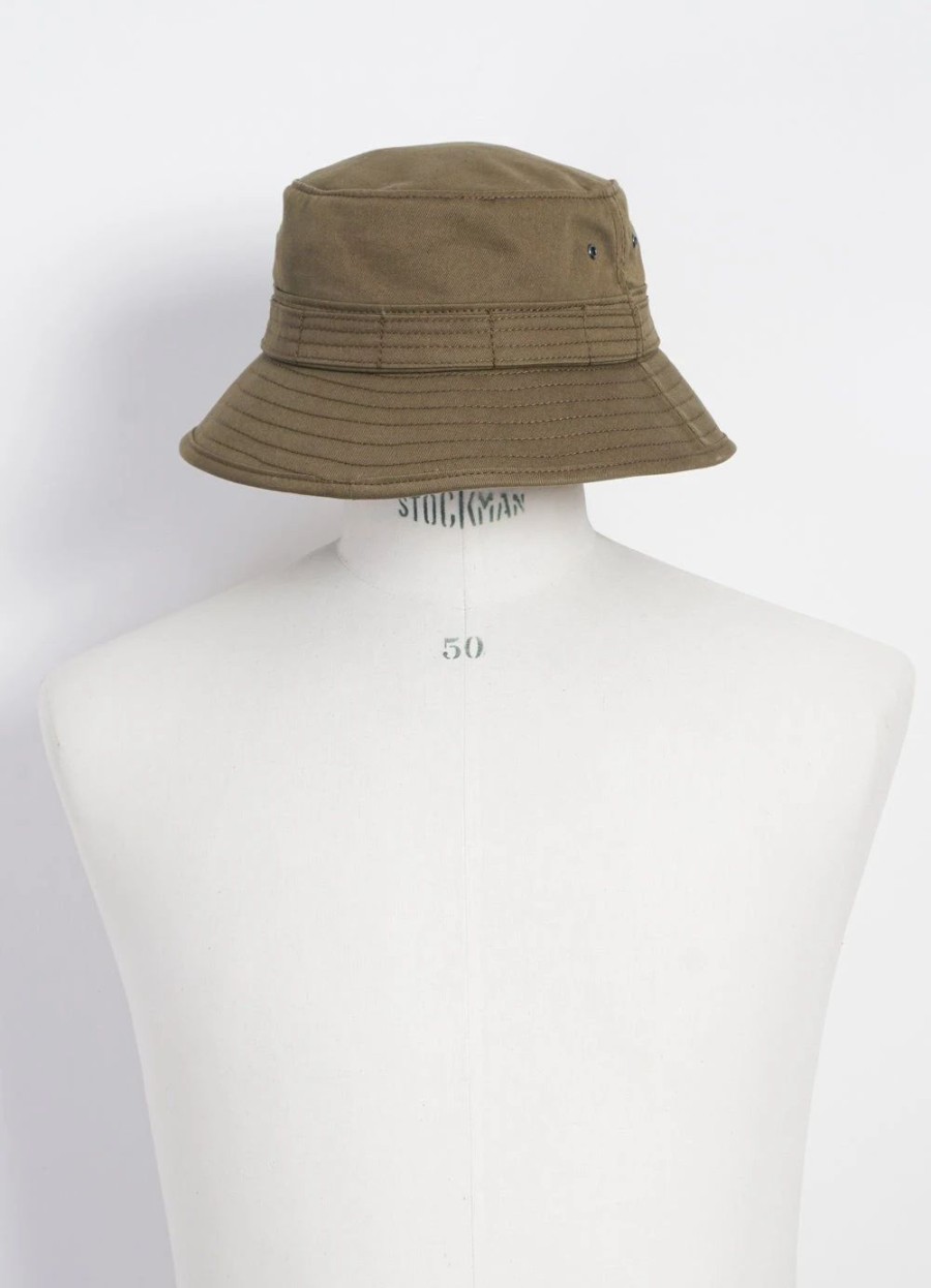 Accessories * | Hansen Garments Edvard | Bucket Hat | Army