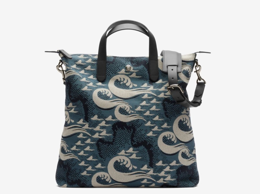 Accessories * | Mismo M/S Shopper | Ocean Jacquard/Black