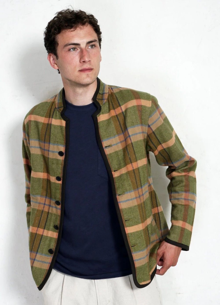 Tops * | Hansen Garments Erling | Casual Work Jacket | Multi Check