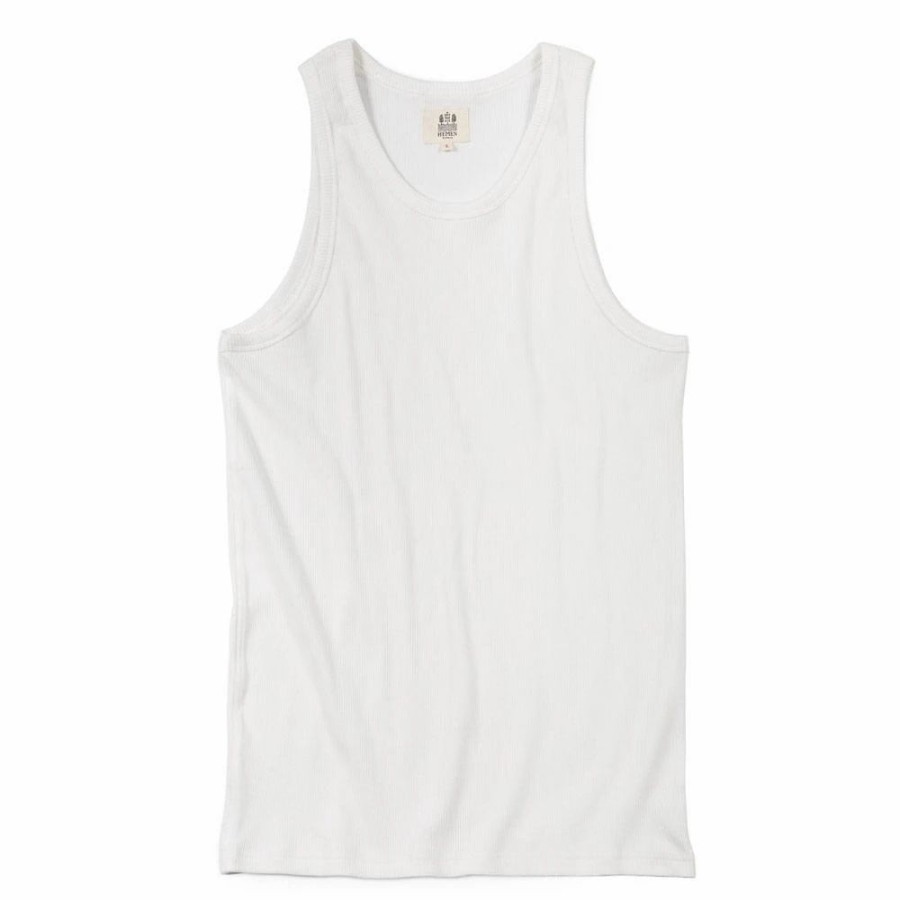 Tops * | Hemen Biarritz Gari | Organic Tank Top | White