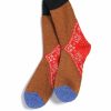 Accessories * | Kapital Bandana | 96 Wool Heel Socks | Red