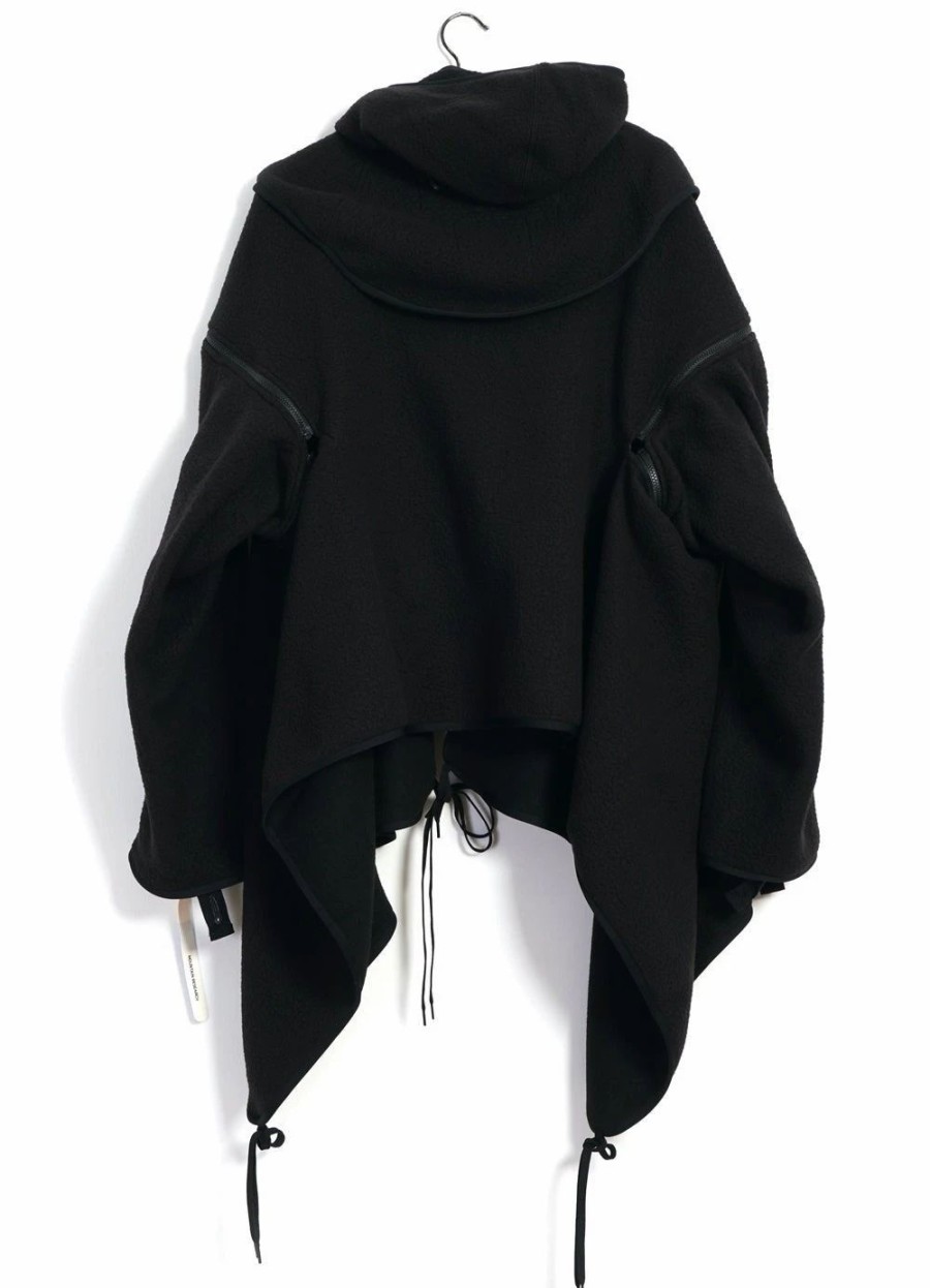 Tops * | Mountain Research Folks Poncho | Black