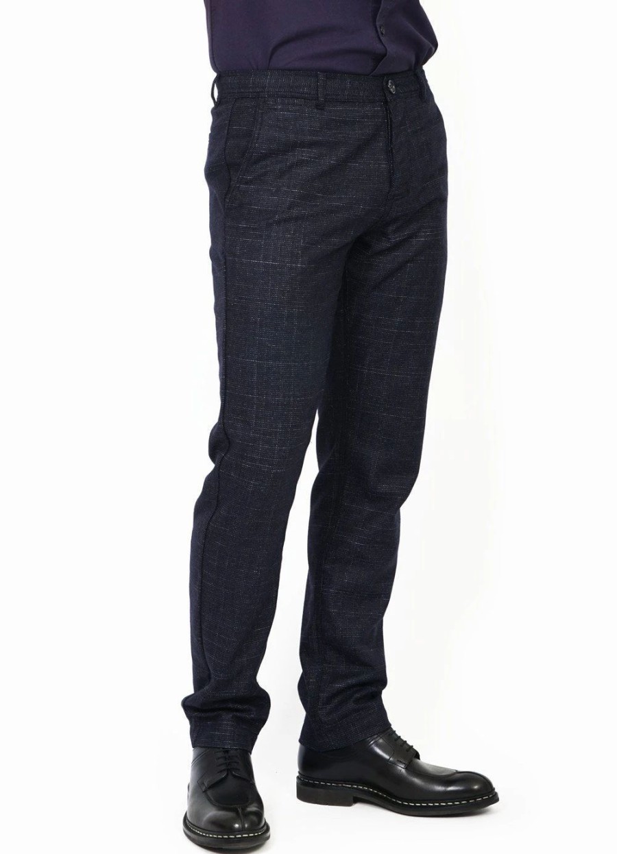 Bottoms * | Hansen Garments Fred | Regular Fit Trouser | Midnight