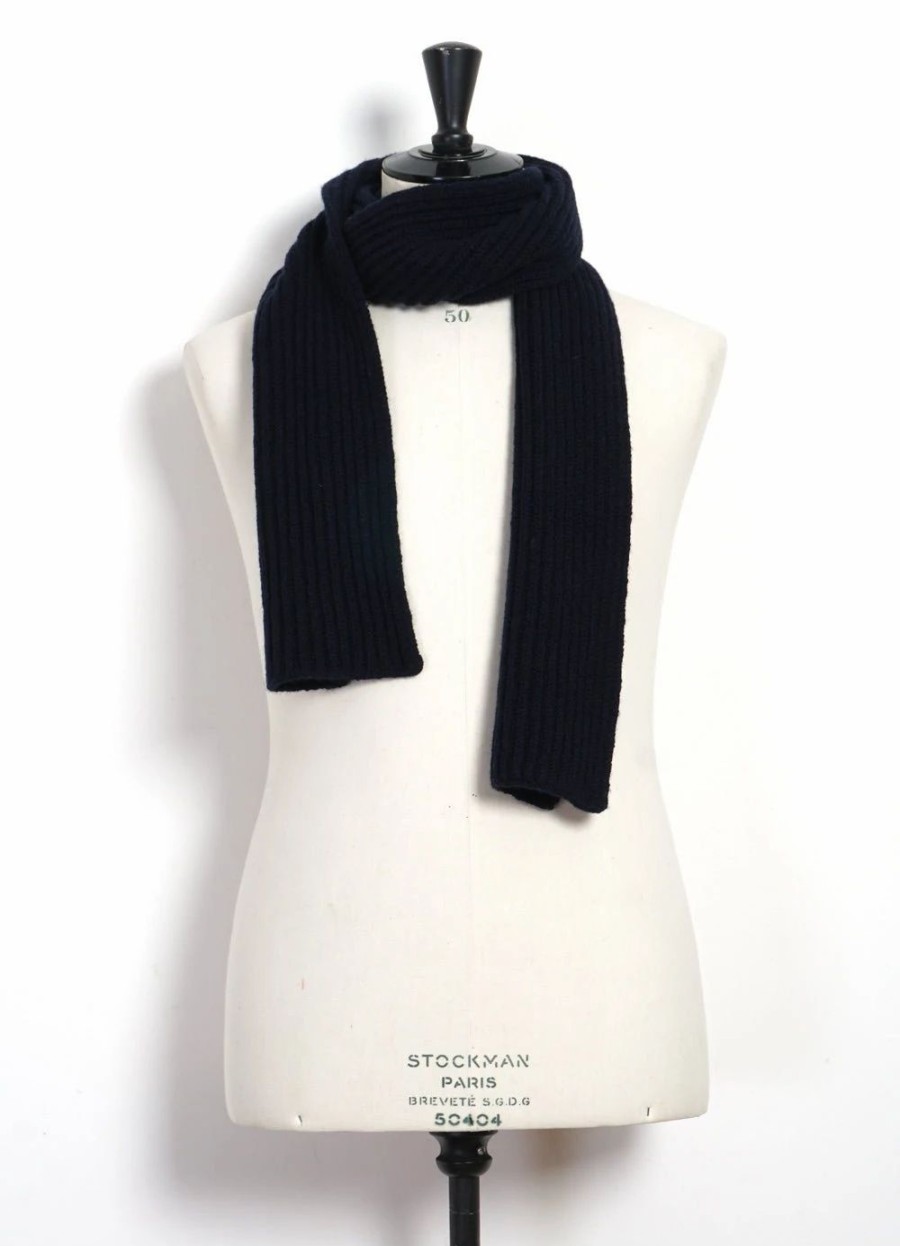 Accessories * | Inis Meain Scarf | Rib Scarf | Marino